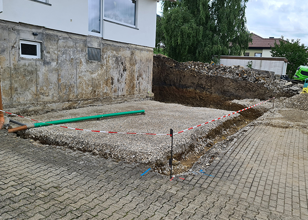 Sauter Baggerbetrieb - Baggerarbeiten